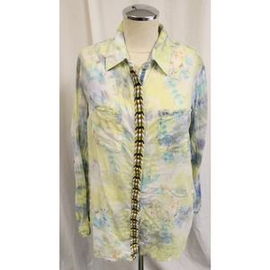 Magazine Top Small Long Sleeves Button Up Box D